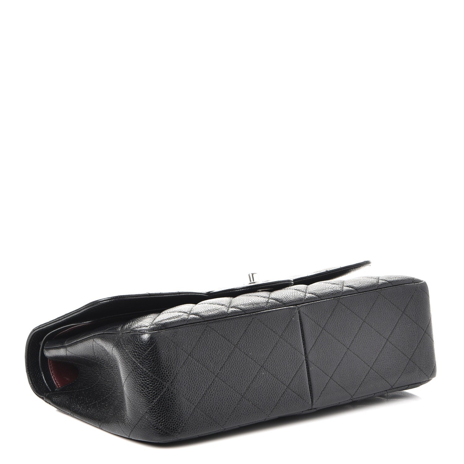 Chanel Caviar Quilted Jumbo Double Flap Black 5 of 9