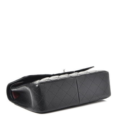 Chanel Caviar Quilted Jumbo Double Flap Black 5 of 9