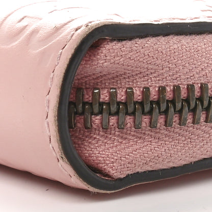 Gucci Guccissima Signature Crystal Cat Zip Around Wallet Light Candy Pink 10 of 10