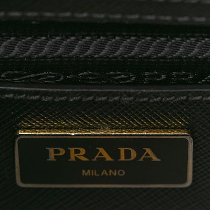Prada Saffiano Lux Large Galleria Double Zip Tote Black 6 of 9
