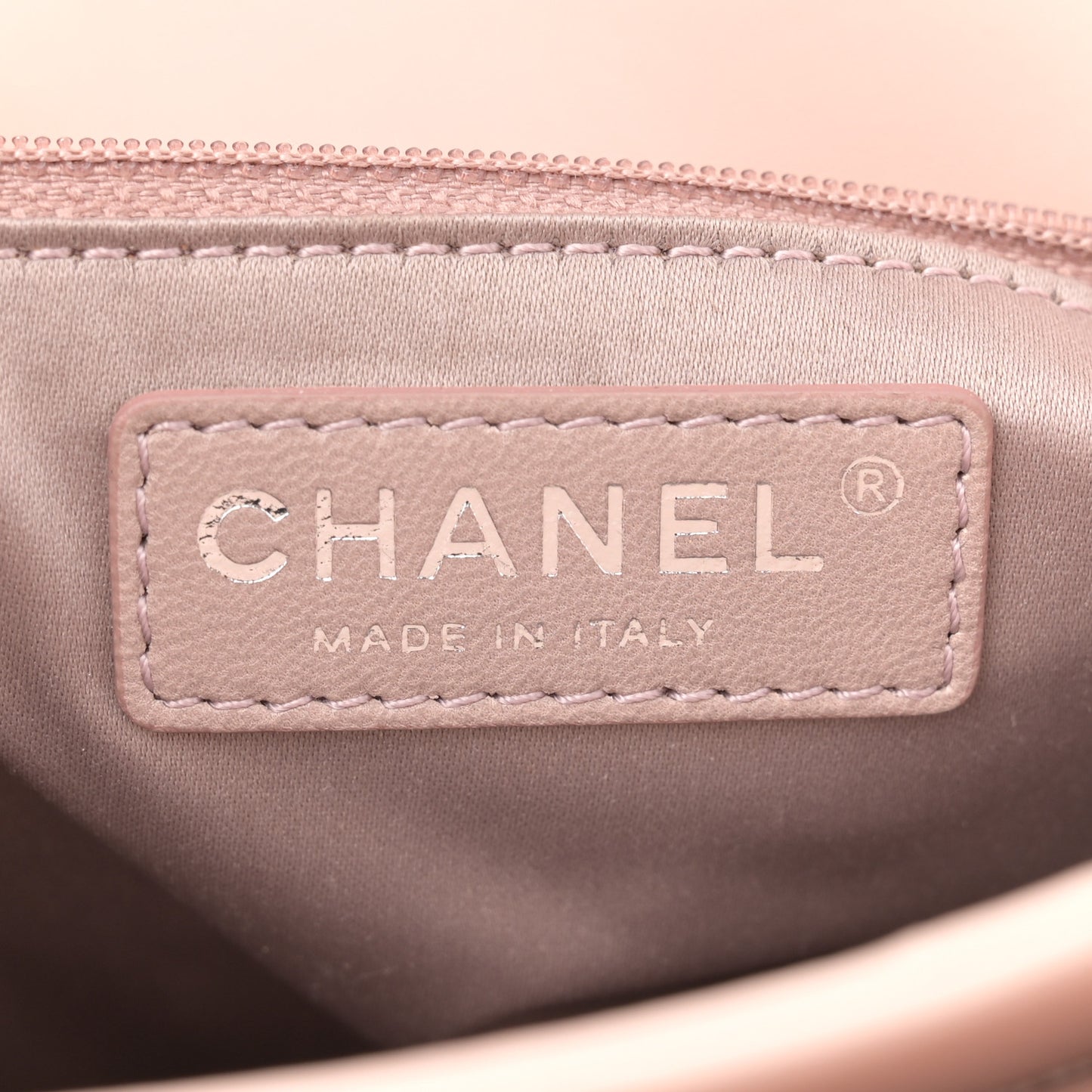 Lambskin Quilted Jumbo Chanel by 4 Flap Light Beige