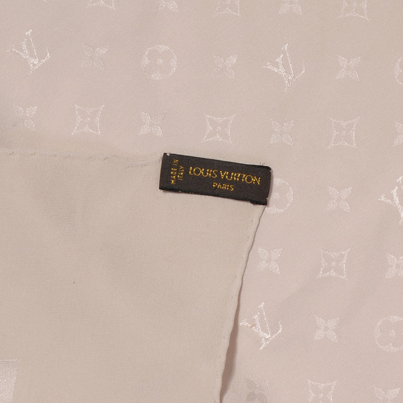 Silk Monogram Monaco Scarf