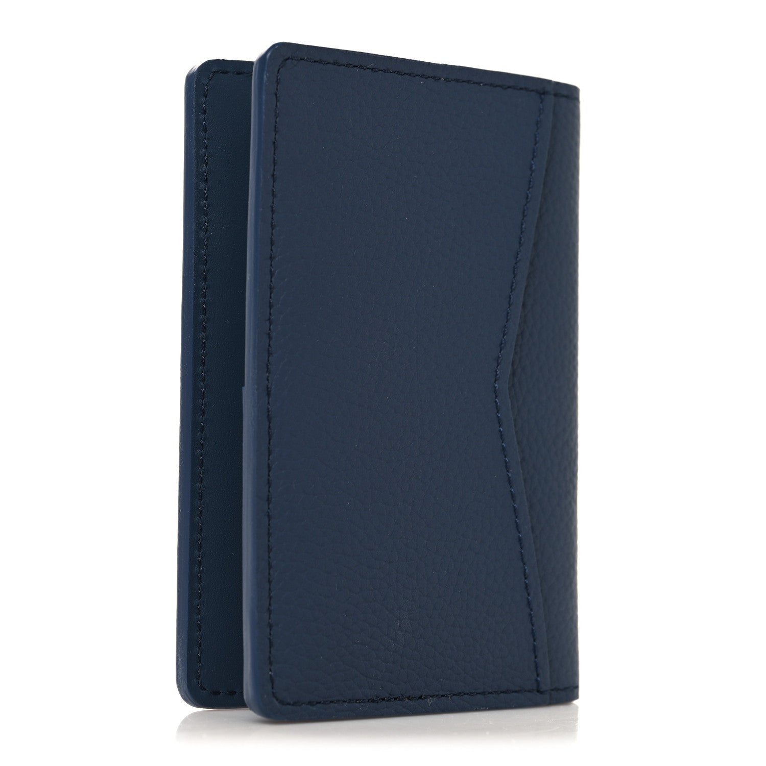 LOUIS VUITTON ケース ネイビー Louis Vuitton Grained Calfskin Aerogram Pocket Organizer Navy