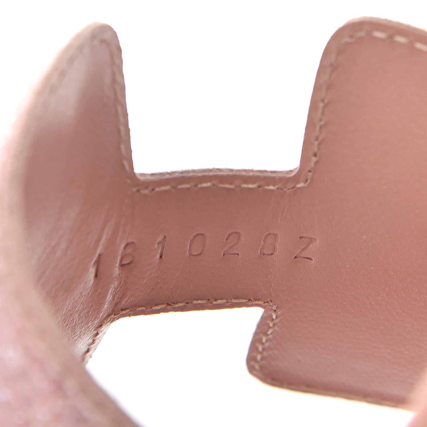 Hermes Suede Goatskin Crystal Oasis Sandals 38.5 Rose 10 of 10