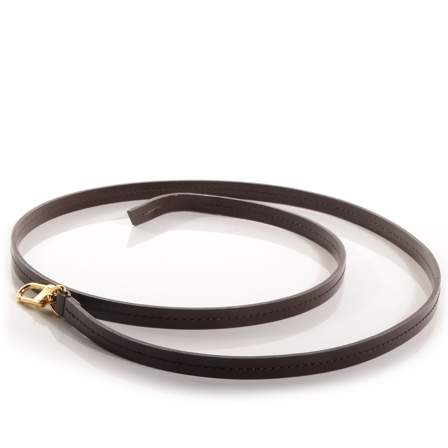 Louis Vuitton Calfskin 12mm Favorite Long Strap Brown 4 of 5
