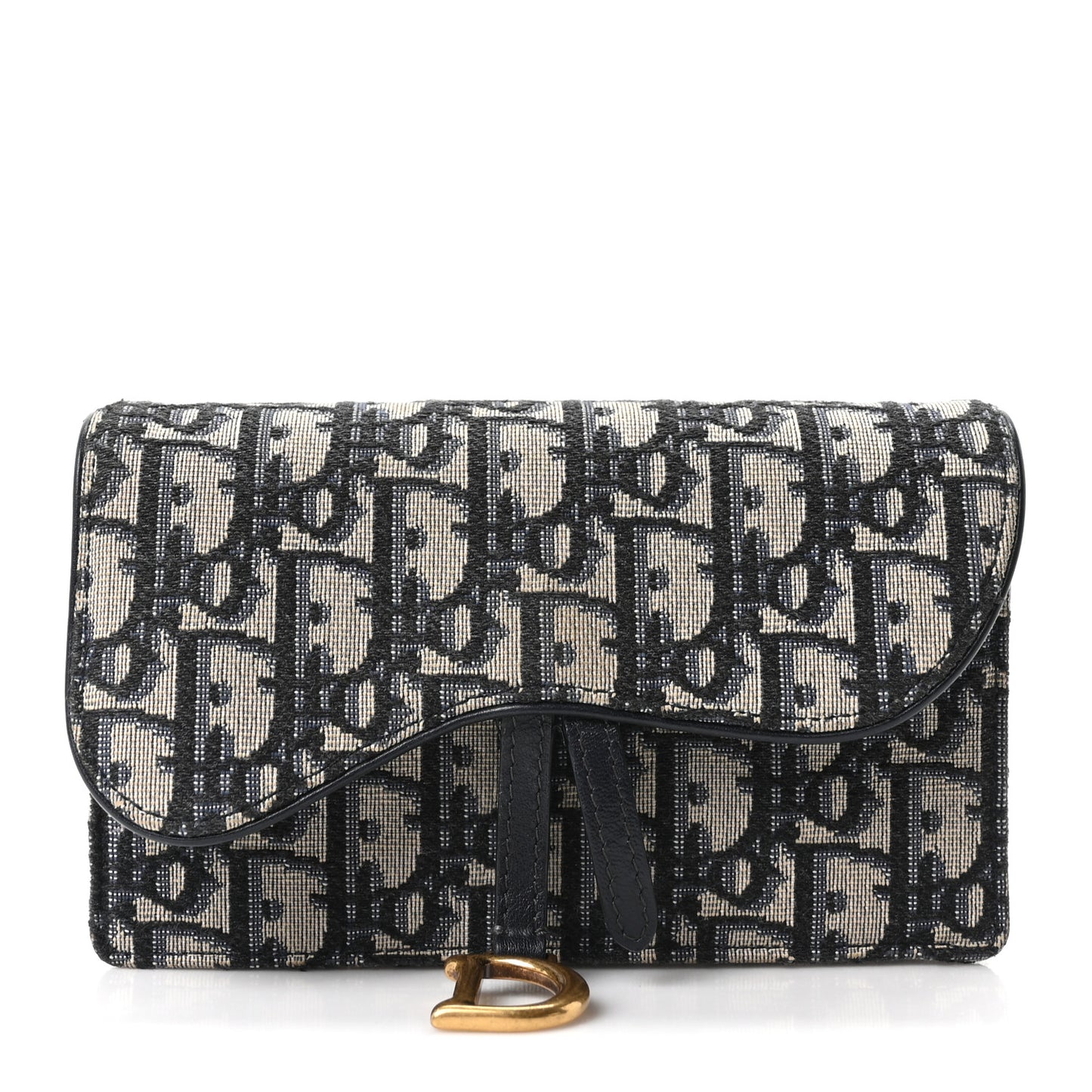 Oblique Saddle Belt Bag Blue