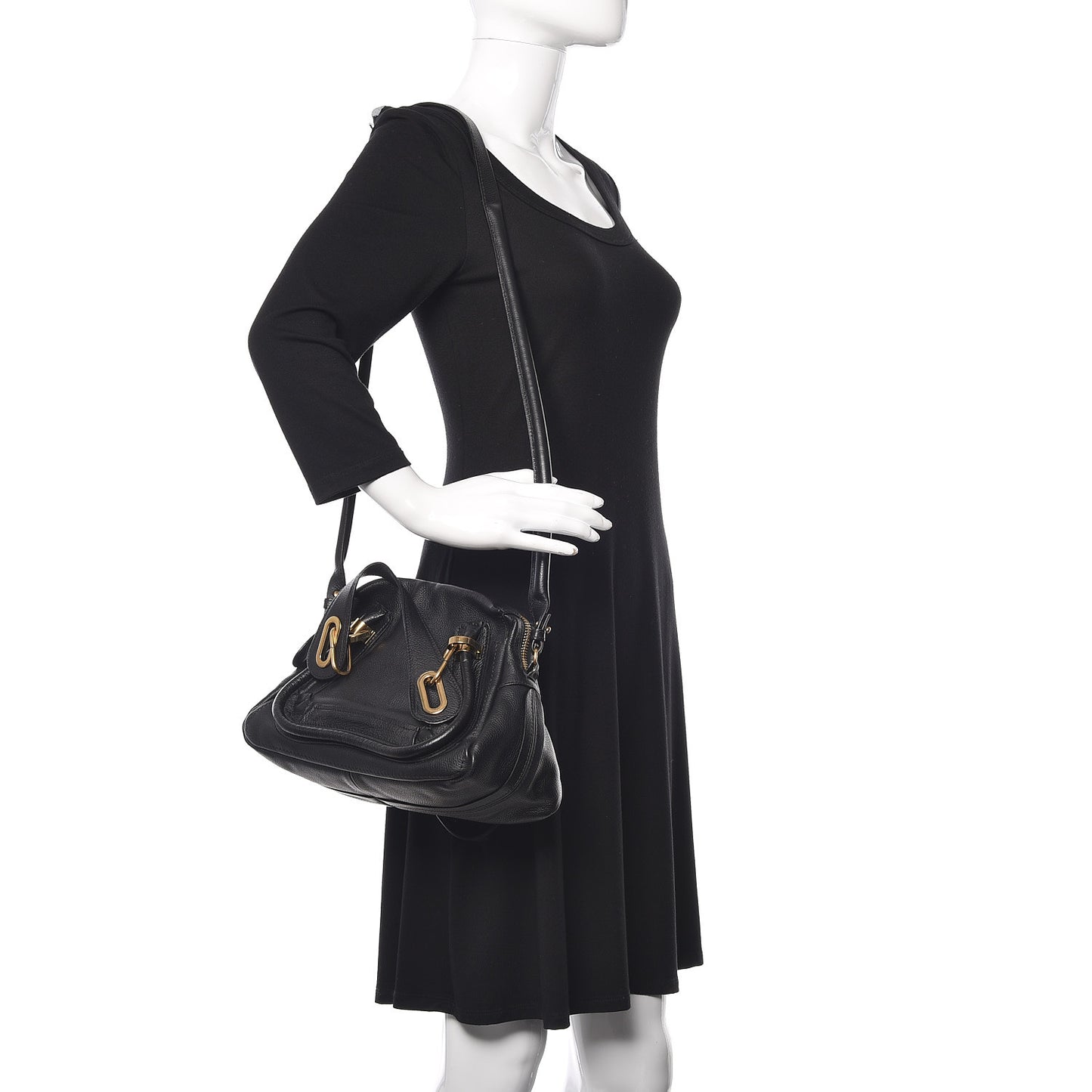Calfskin Small Paraty Black