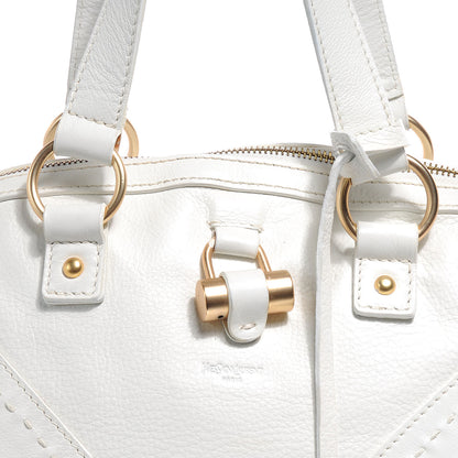 Saint Laurent Leather Large Muse Ivory 3 of 8