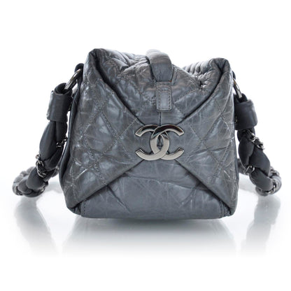 Chanel Ligne Lady Braid Small Tote Grey 6 of 11