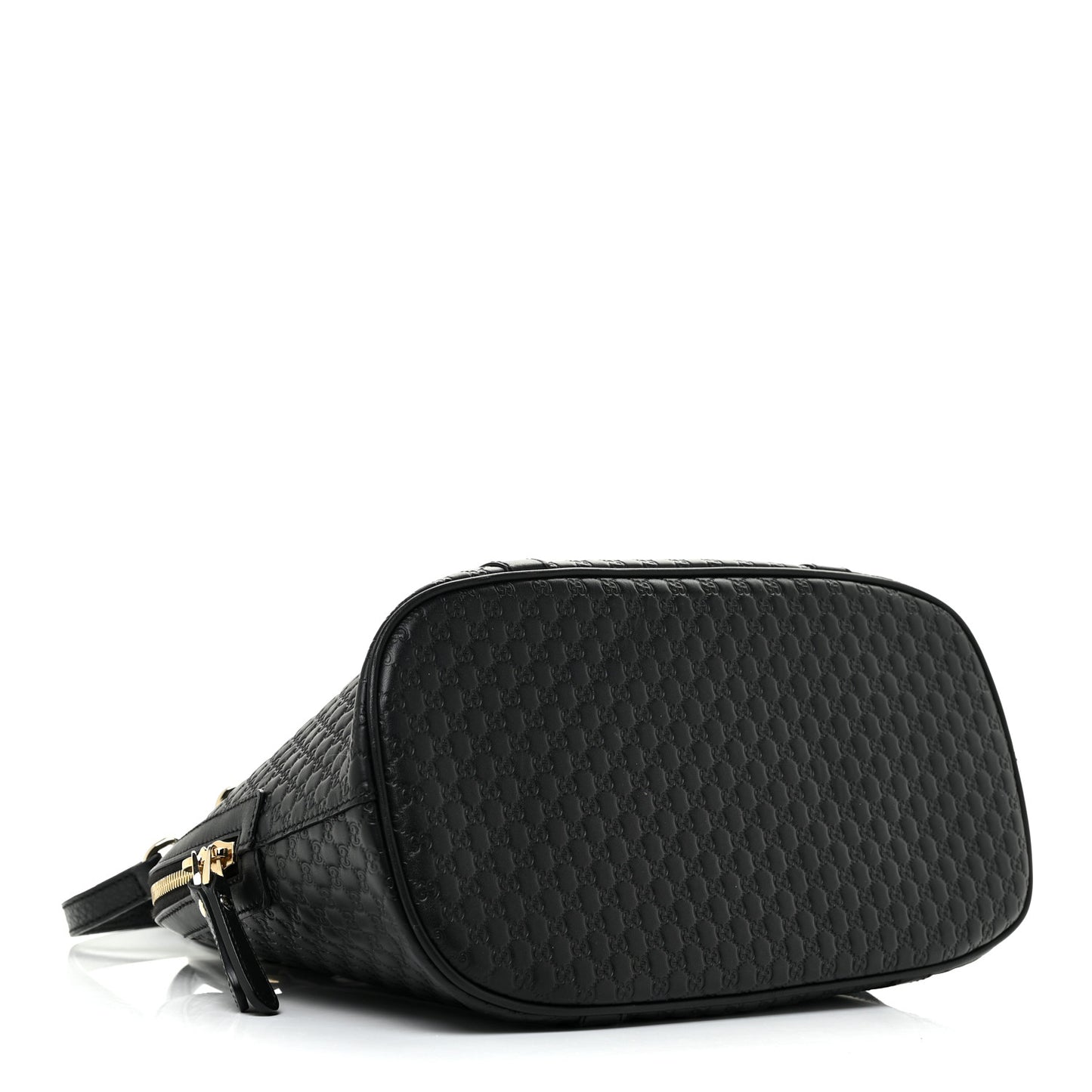 Microguccissima Medium Dome Bag Black