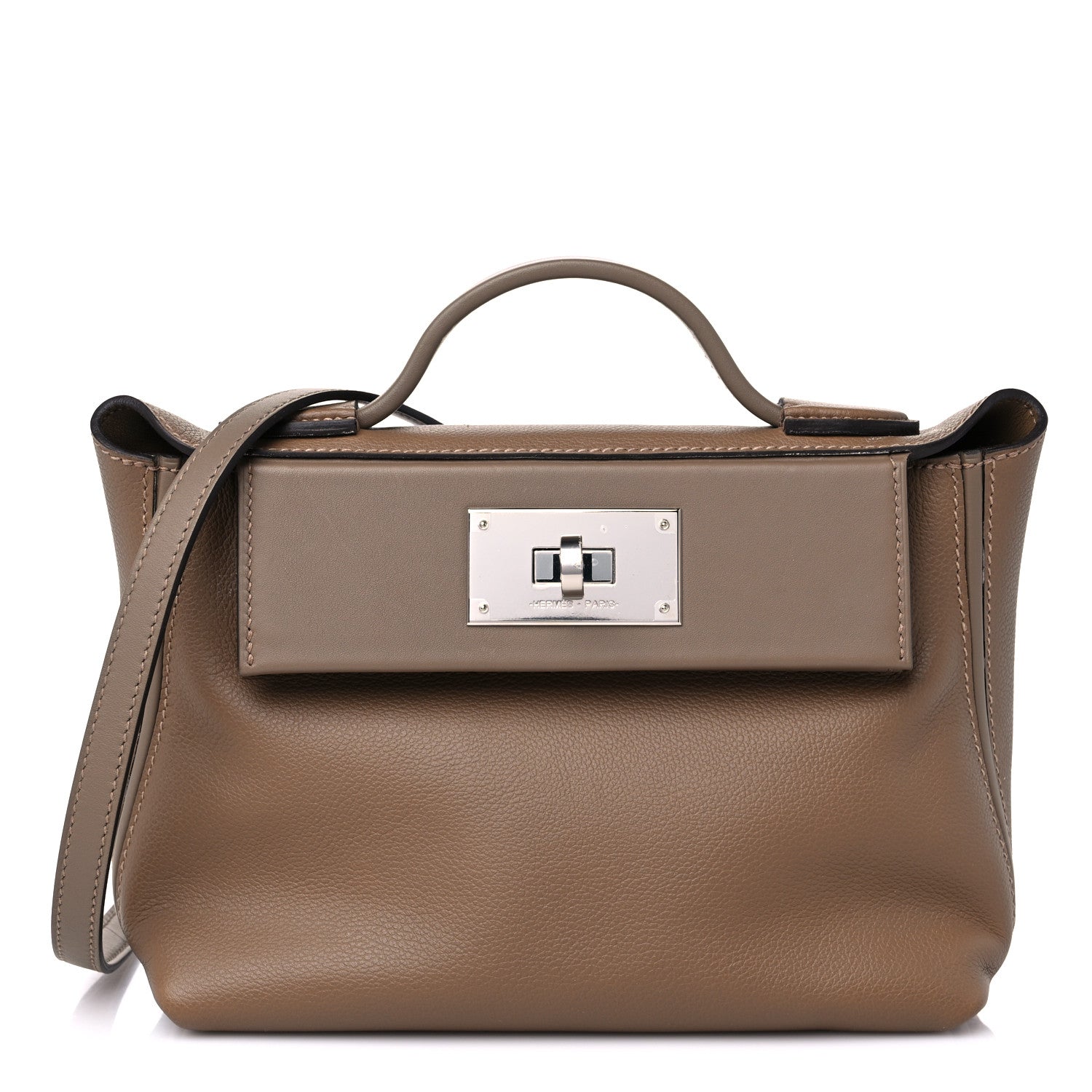 Hermes Evercolor Swift 24/24 21 Beige De Weimar Etoupe 1 of 10
