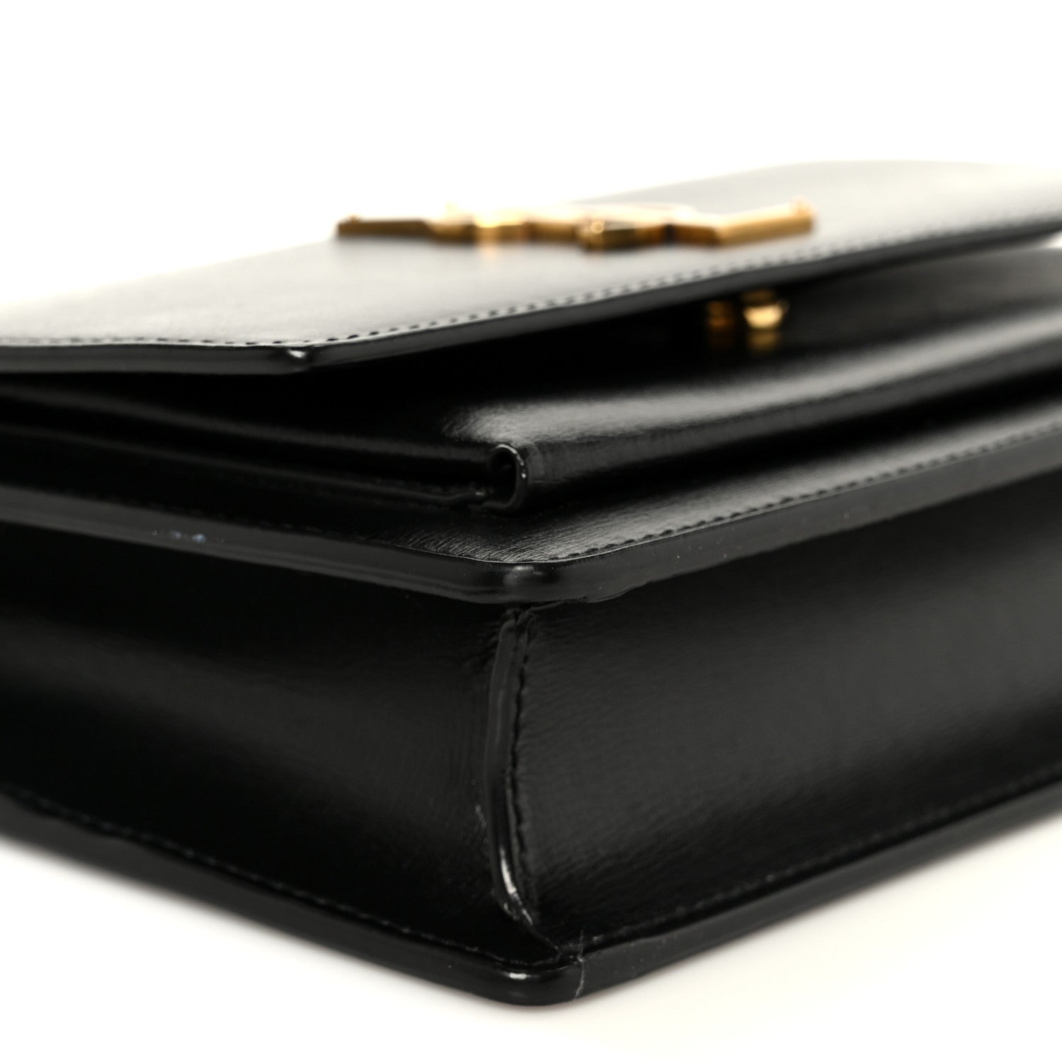 Saint Laurent Calfskin Monogram Sunset Chain Wallet  Sunset Black 9 of 10