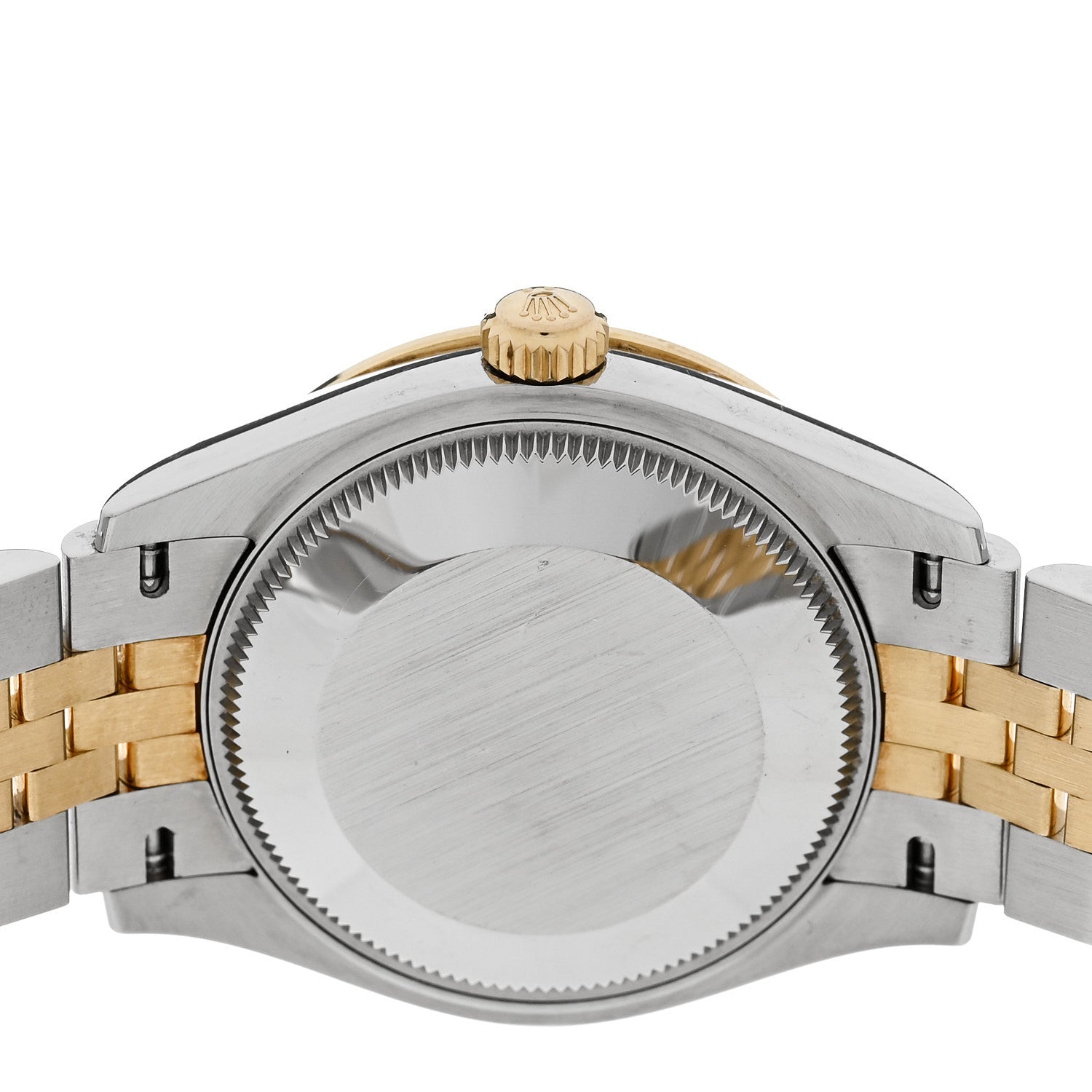 Rolex Stainless Steel 18K Yellow Gold Diamond Bezel 31mm Oyster Perpetual Datejust Watch Dark Grey 278383RBR 4 of 5
