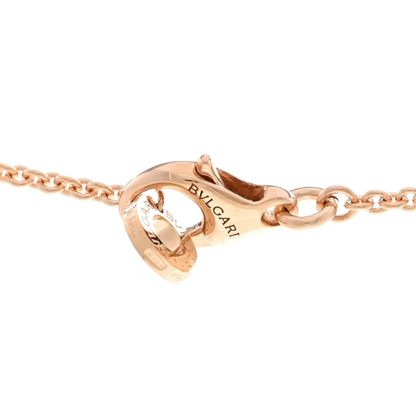 18K Rose Gold B.Zero1 Open Legends Pendant Necklace