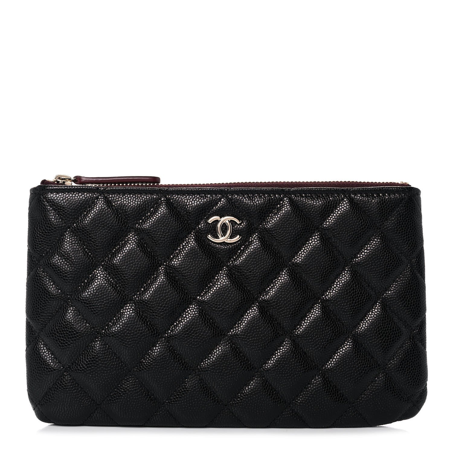 Chanel Caviar Quilted Cosmetic Case Black 1 of 9