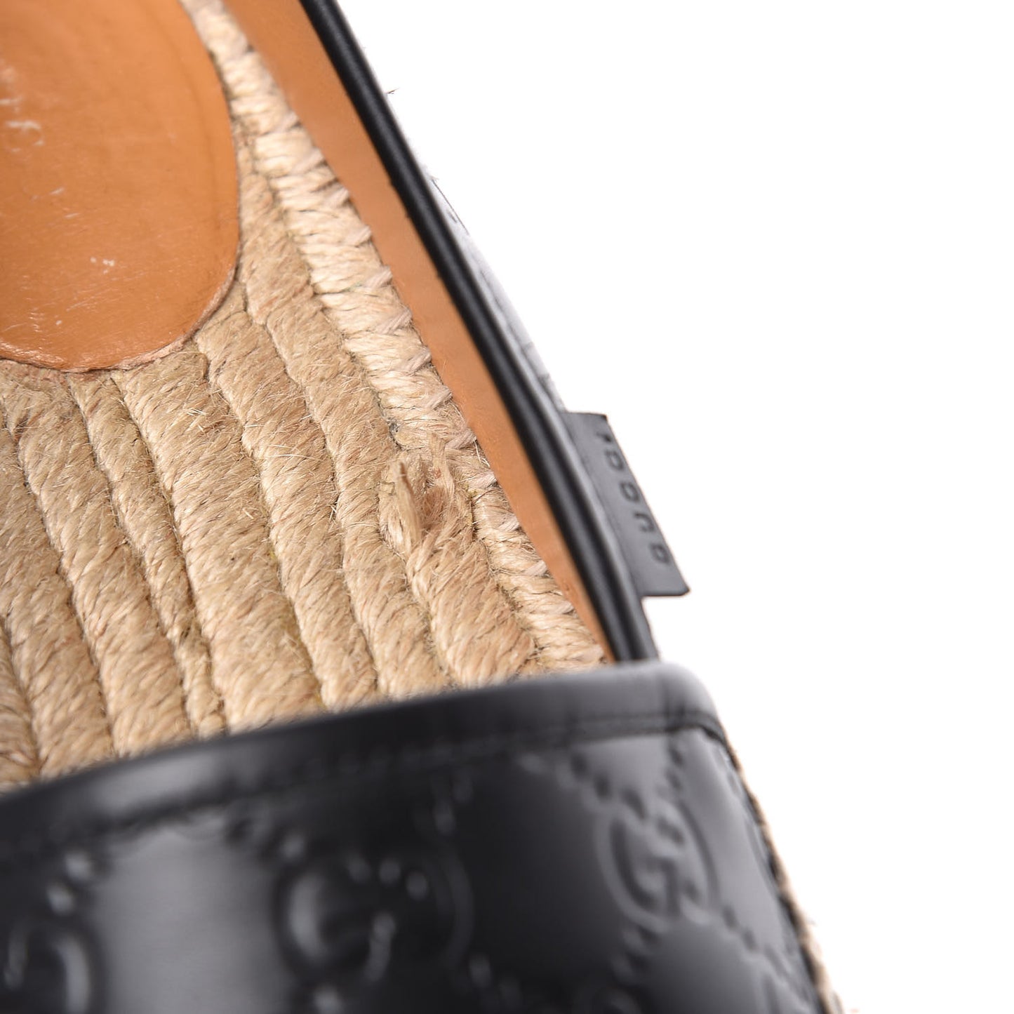 Guccissima Signature Espadrilles 38.5 Black