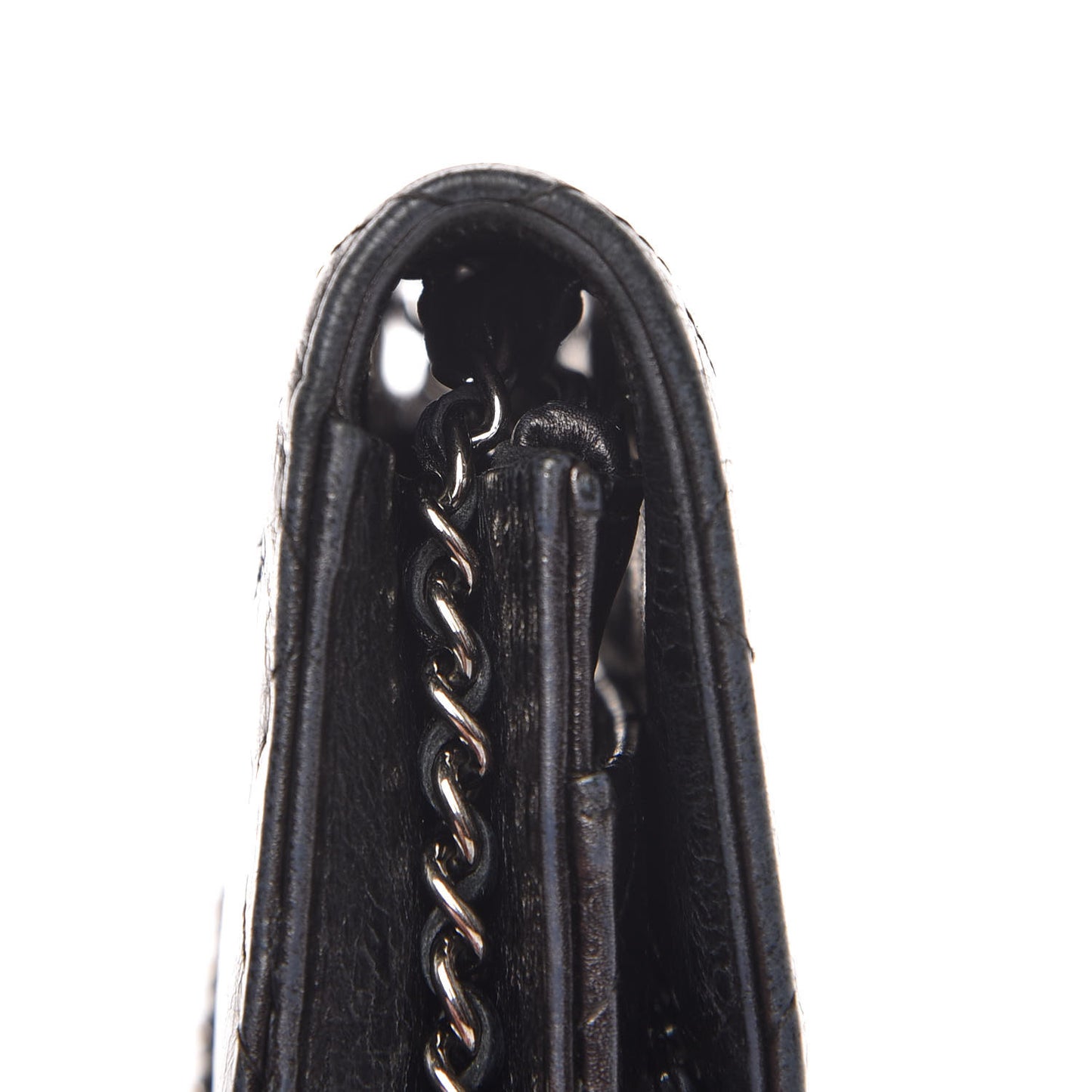 Glazed Aged Calfskin Reissue Wallet On Chain WOC Grey