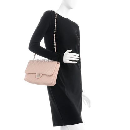 Chanel Lambskin Quilted 3 Jumbo Flap Light Pink 2 of 8
