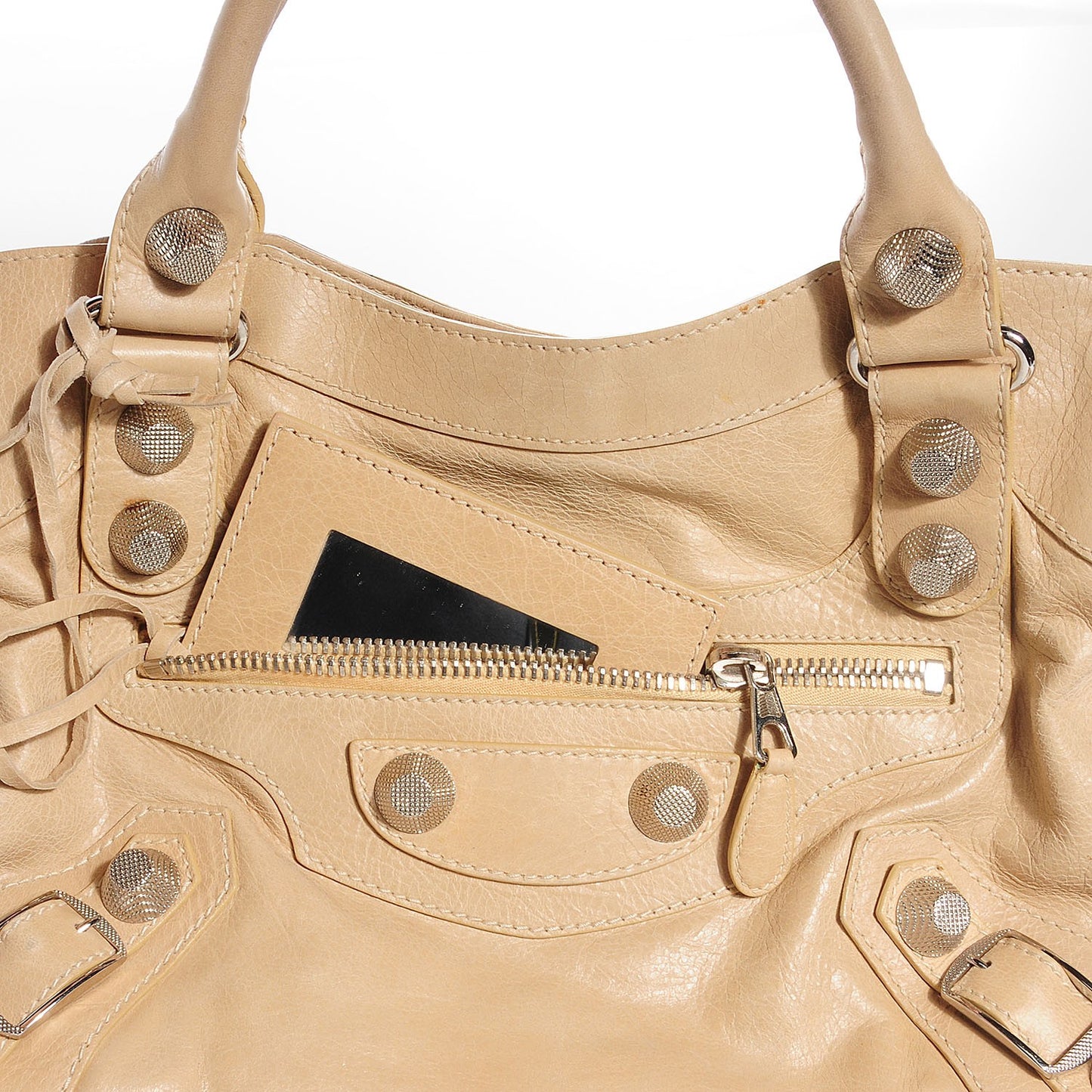 Agneau Giant 21 Silver Hardware City Sahara