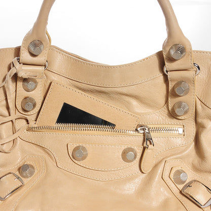 Balenciaga Agneau Giant 21 Silver Hardware City Sahara 13 of 15