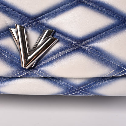 Louis Vuitton Lambskin Malletage Contraste GO-14 PM Blue 20 of 23