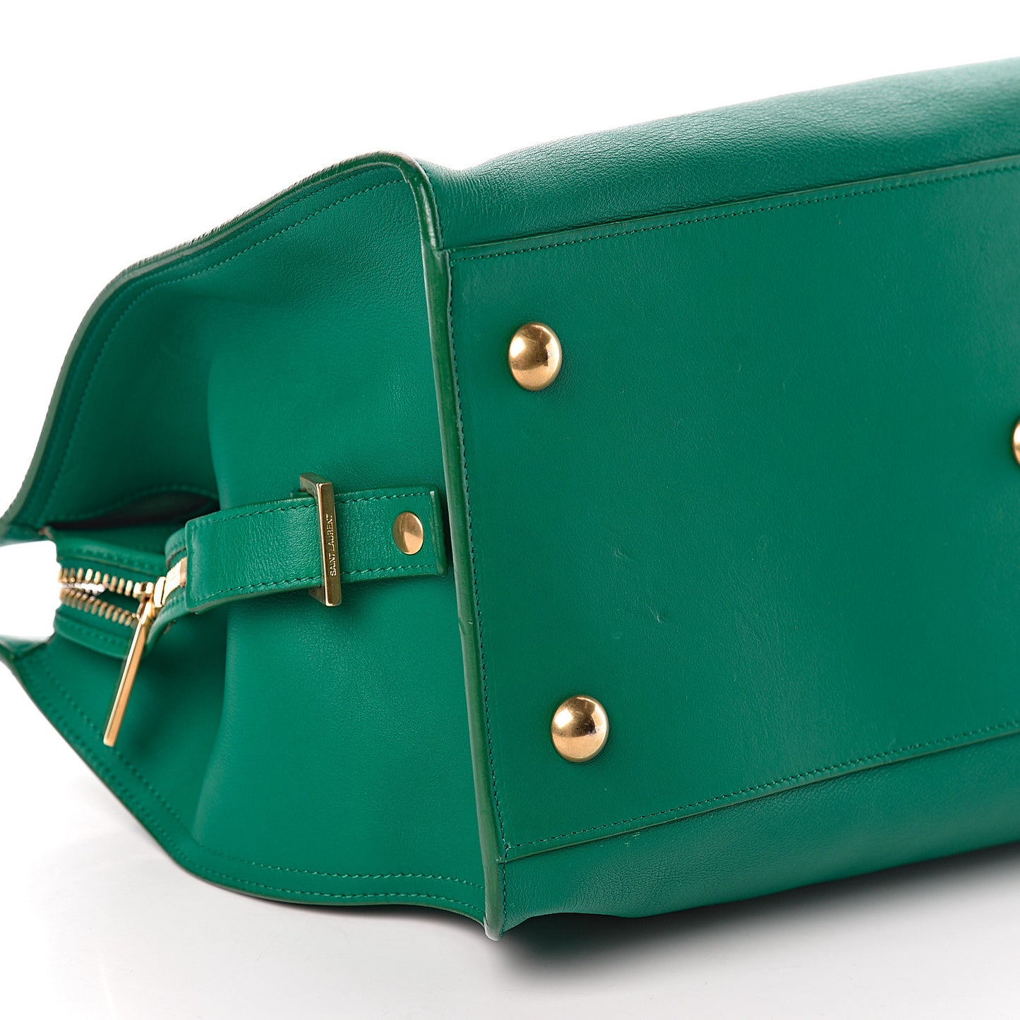 Calfskin Medium Classic Y Cabas Green
