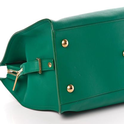 Saint Laurent Calfskin Medium Classic Y Cabas Green 10 of 12