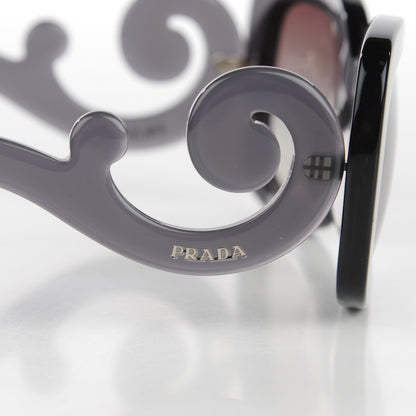 Prada Acetate Baroque Sunglasses SPR 27O Grey 3 of 6