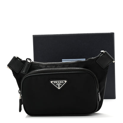 Prada Re-Nylon Saffiano Belt Bag Black 10 of 10