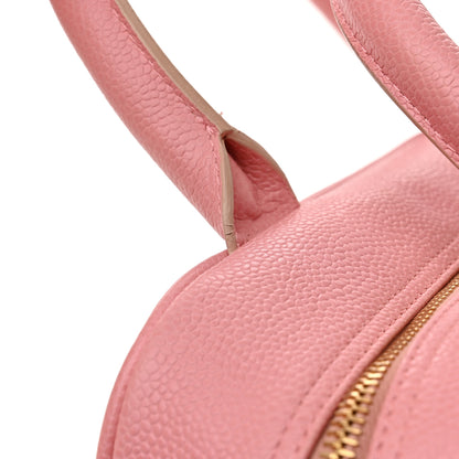 Chanel Caviar Quilted Small Bowler Pink 13 of 15