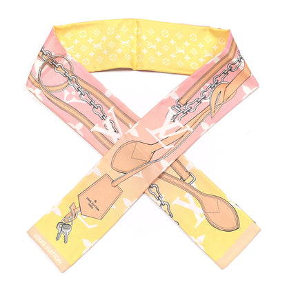 Louis Vuitton Silk Monogram Gradient By The Pool Bandeau Pink 1 of 4