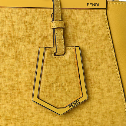 Fendi Vitello Elite Regular 2Jours Tote Mustard 10 of 11