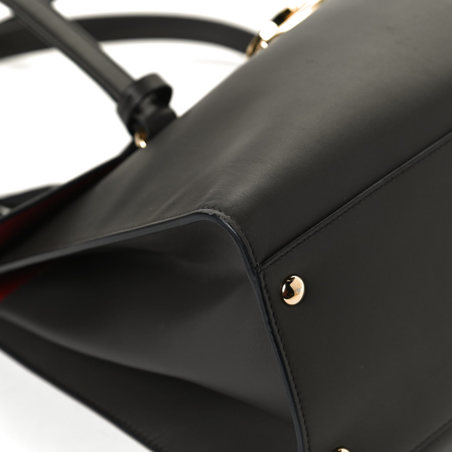 Salvatore Ferragamo Calfskin Mara Shoulder Bag Black 7 of 14