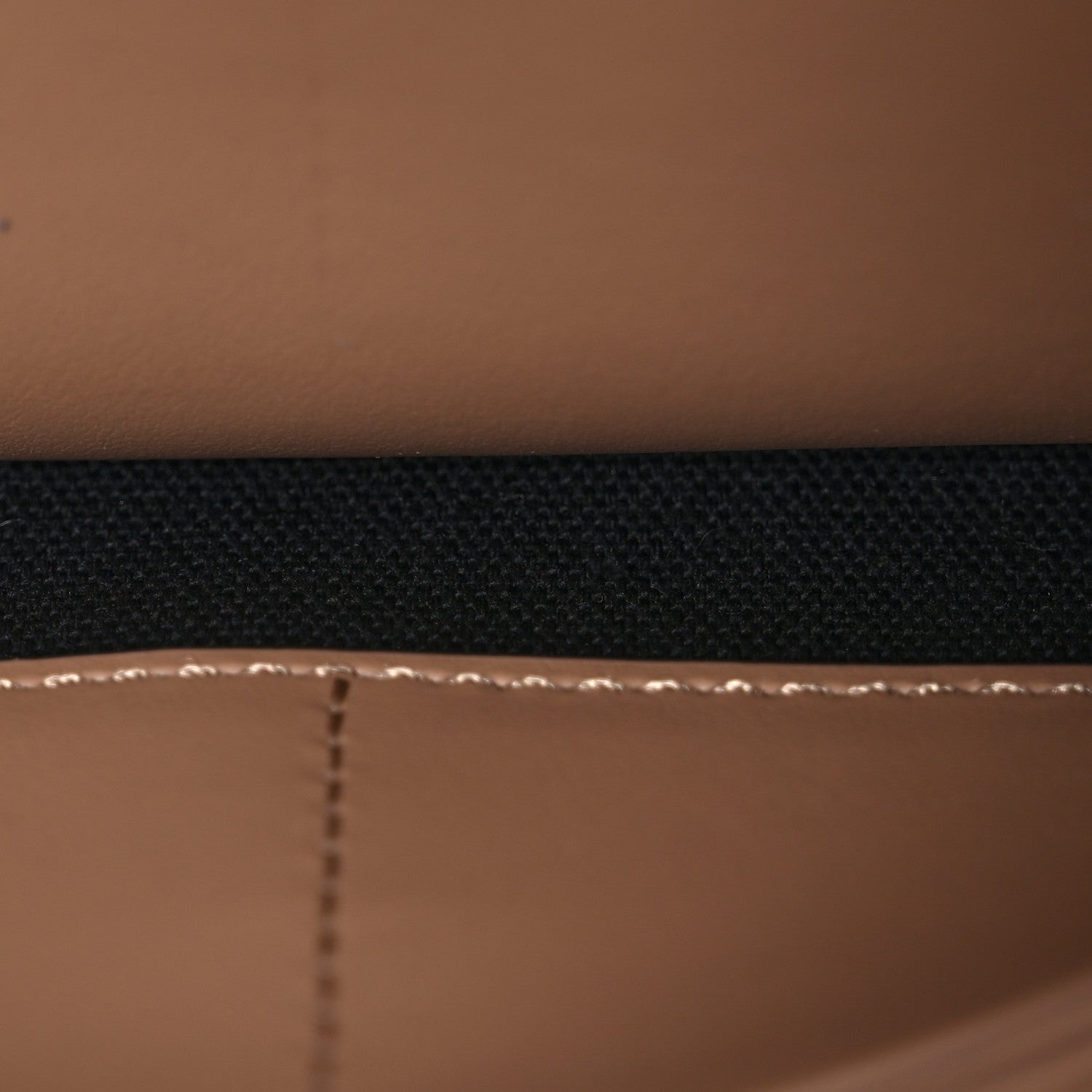 Burberry Haymarket Check Henley Wallet On Chain Mid Camel 5 of 11