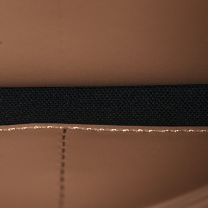 Burberry Haymarket Check Henley Wallet On Chain Mid Camel 5 of 11