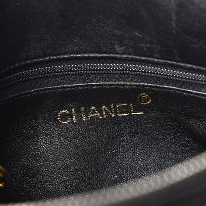 Chanel Lambskin Quilted CC Tassel Camera Case Black 6 of 19