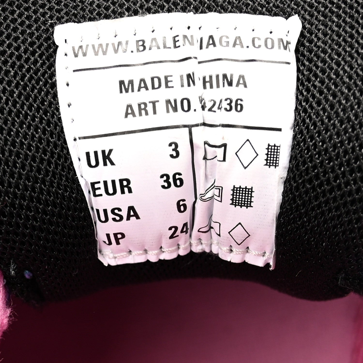 Balenciaga Mesh Nylon Womens Track Sneakers 36 Blue Black 7 of 10