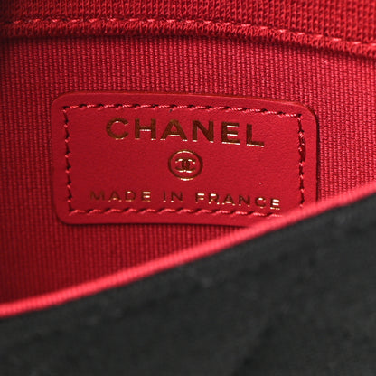 Chanel Jersey Quilted Micro Mini Flap Black 5 of 11