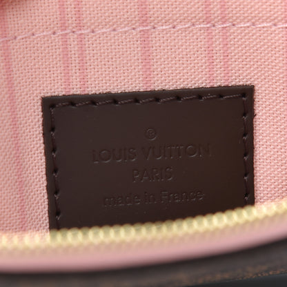 Louis Vuitton Damier Ebene Neverfull MM GM Pochette Rose Ballerine 6 of 7
