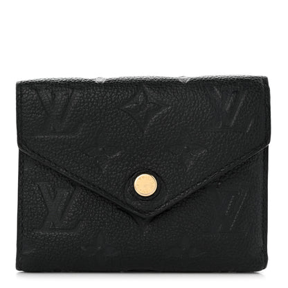 Louis Vuitton Empreinte Victorine Wallet Black 1 of 10