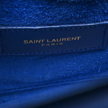 Saint Laurent Calfskin Nano Sac De Jour Royal Blue 6 of 11