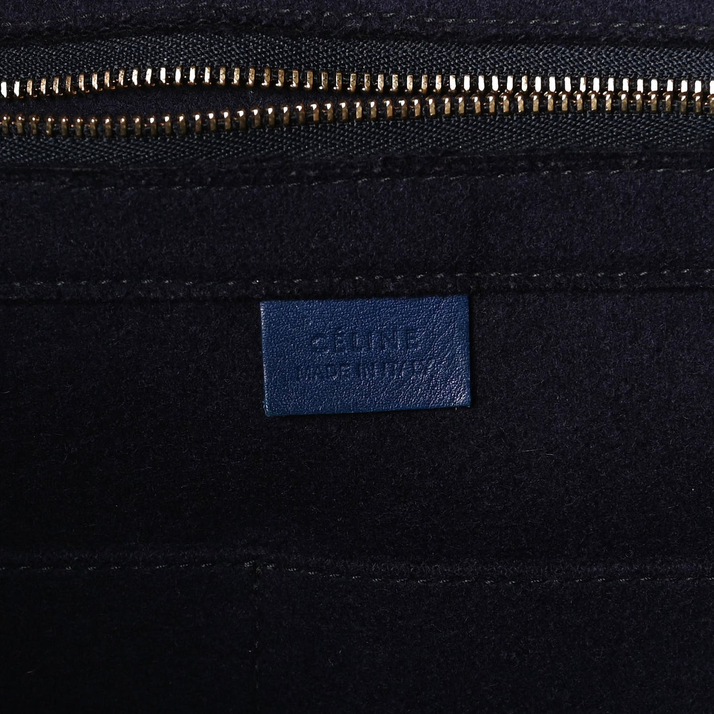 Smooth Calfskin Medium Belt Cabas Phantom Royal Blue