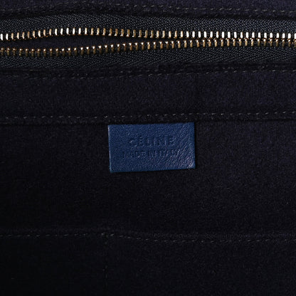 Celine Smooth Calfskin Medium Belt Cabas Phantom Royal Blue 8 of 11