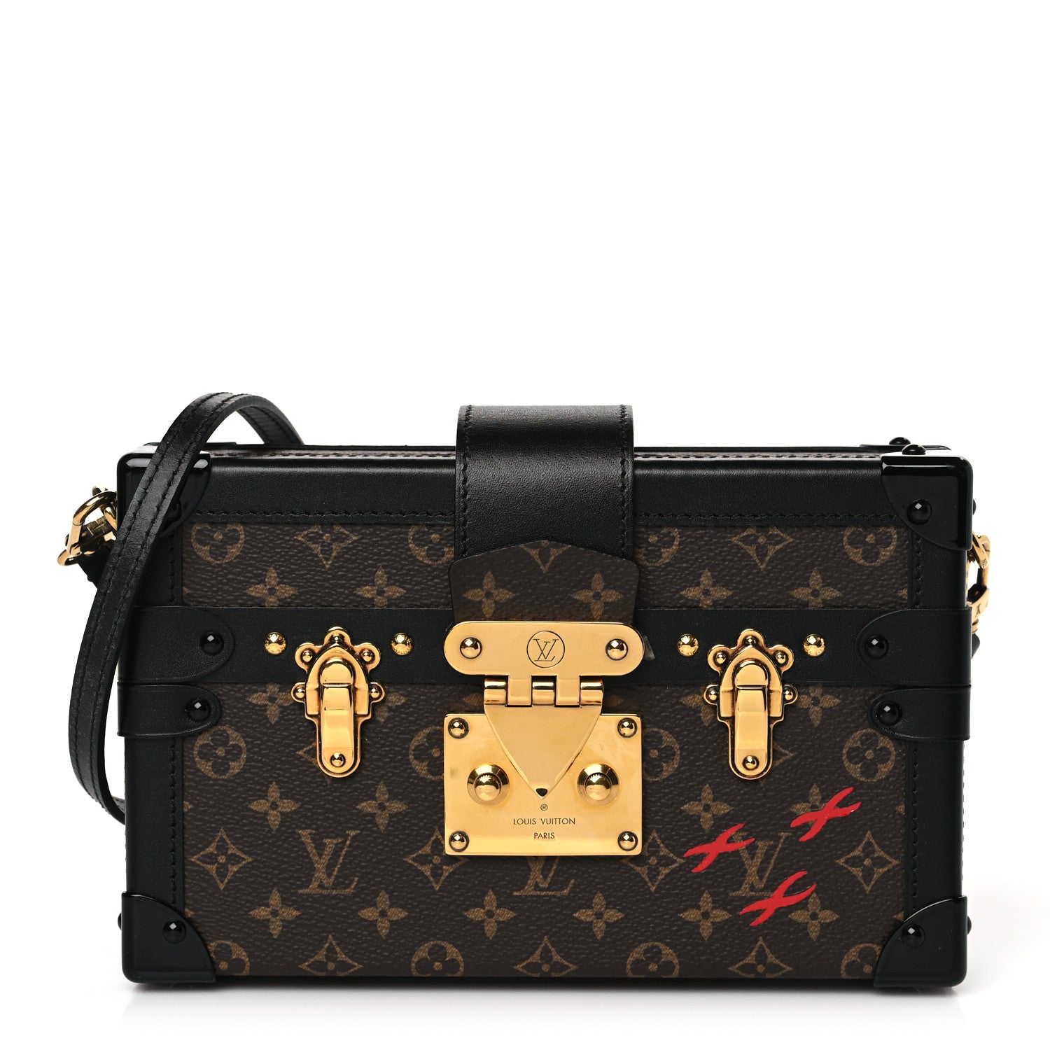 Louis Vuitton Monogram Petite Malle Black 1 of 9