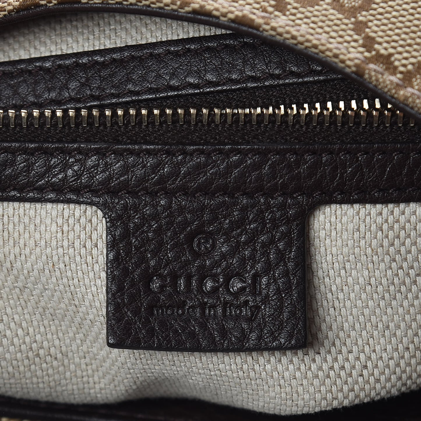 Monogram Web Medium Dressage Hobo Dark Brown