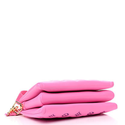 Louis Vuitton Lambskin Embossed Monogram Vuittamins Coussin PM Rose Violet 3 of 4