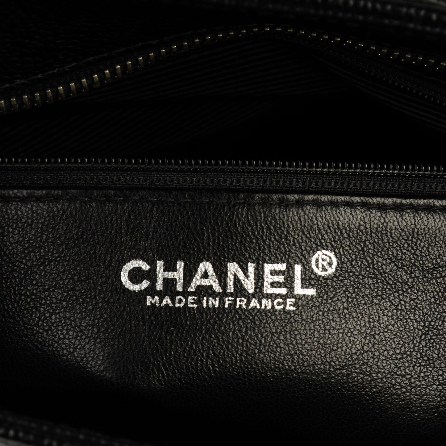 Caviar Quilted Medallion Tote Black