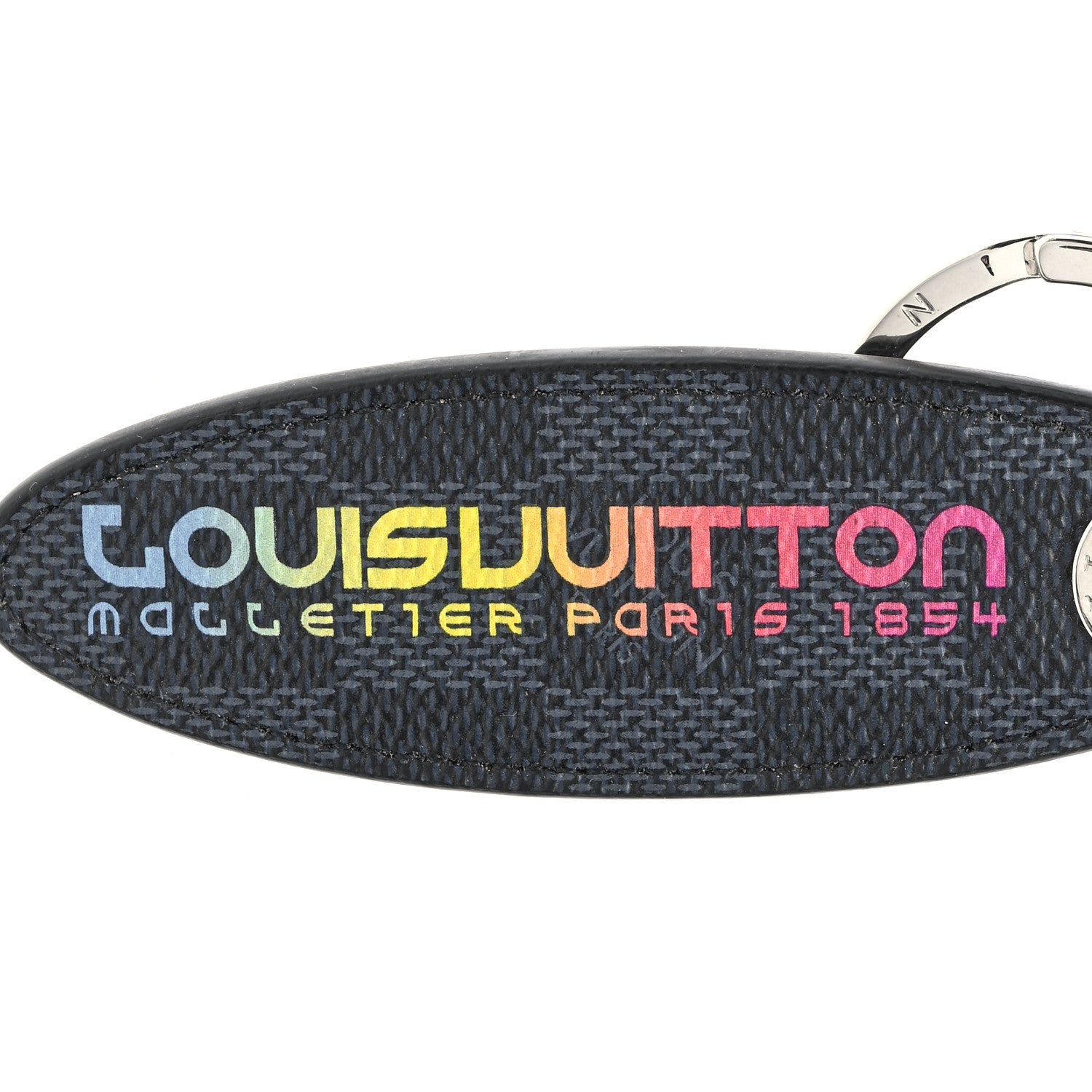 Louis Vuitton Damier Cobalt Jungle Bag Charm Key Holder 2 of 3