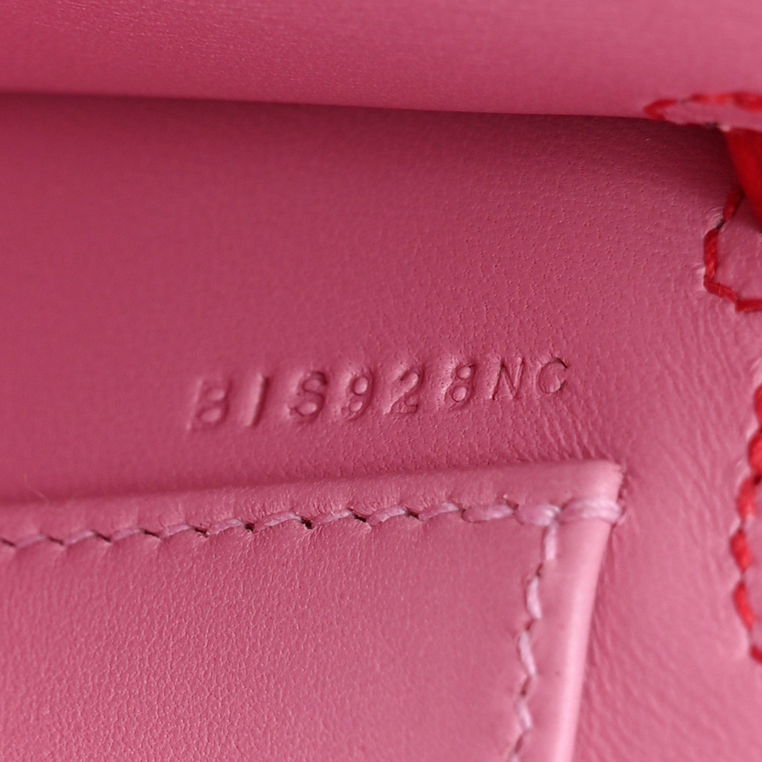 Hermes Chevre Mysore Verso Mini Kelly Sellier 20 Rouge Casaque Bubblegum 7 of 11