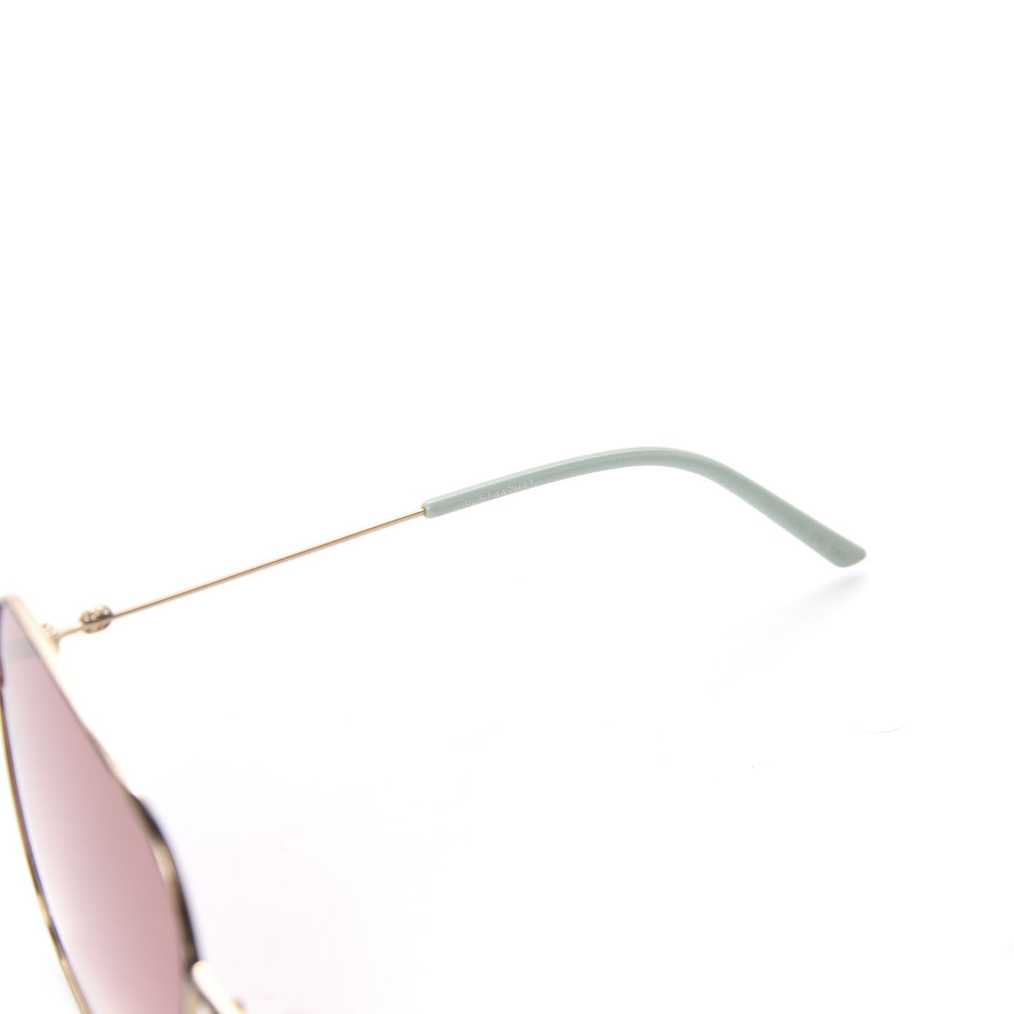 Metal Square Frame Sunglasses GG0443S Gold Pink